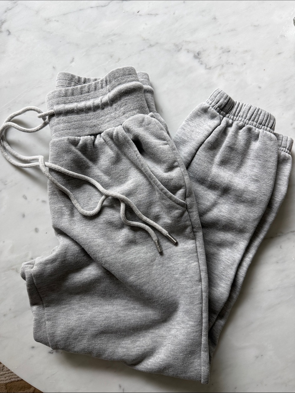 Alo Grey Drawstring Jogger Sweatpants